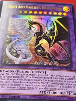 3x Light and Darkness Dragonlord | INFO-EN034 | Ultra Rare | NM | 1st ED |YuGiOh - Image 6