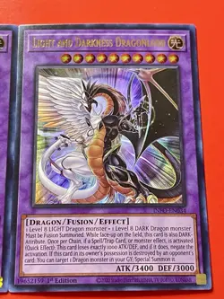 3x Light and Darkness Dragonlord | INFO-EN034 | Ultra Rare | NM | 1st ED |YuGiOh - Image 7
