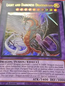 3x Light and Darkness Dragonlord | INFO-EN034 | Ultra Rare | NM | 1st ED |YuGiOh - Image 9