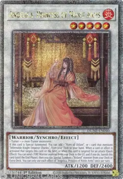 YUGIOH Angelica Princess Of Noble Arms DUNE-EN040 - QUARTER CENTURY 1st ED MINT - Image 2