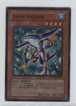 Abyss Soldier YuGiOh Capsule Monster Coliseum Playstation 2 Promo 2004 16mc - Image 1