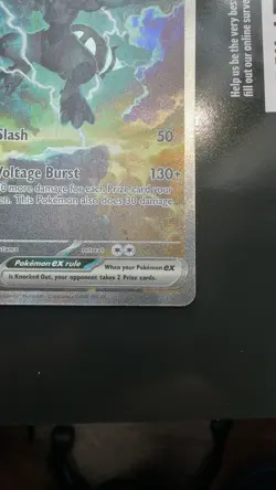 Zekrom ex SAR 166/086 sv11B Black Bolt Pokemon Card English Scarlet Violet NM - Image 4