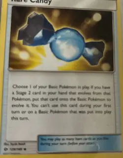Pokemon Card Trading Card Game Trainer Rare Candy Sun And Moon Base Card 129/149 - Image 2
