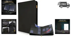 Card Binder 9 Pocket Zipper for Trading Cards TCG Collectible Card Storage - Image 2