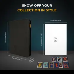 Card Binder 9 Pocket Zipper for Trading Cards TCG Collectible Card Storage - Image 4