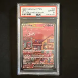 2023 POKEMON SVP EN-SV PROMO 151 ULTRA-PREMIUM COLLECTION #053 MEW EX PSA 10 - Image 1