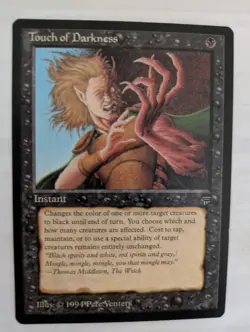 Touch of Darkness Legends MTG NM Free shipping with Tracking - Image 1