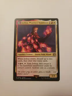 MTG Joshua, Phoenix's Dominant Final Fantasy Collectible Card NM Condition - Image 1