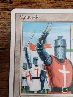 MTG Crusade LP/MP+ â­4th (Fourth) Editionâ­ â­10 REAL HQ PICS!â­ 1995 Magic Crusades - Image 3