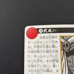 BUI #78 Yu Yu Hakusho Carddass Card BANDAI 1993 Japan Banpresto Vintage e217 - Image 9