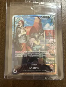 One Piece SHANKS OP09-001 - Promo Card PSA Limited Edition July 2025 SEALED - Image 1