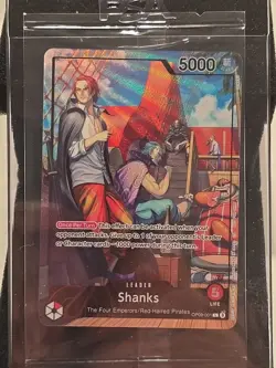 One Piece SHANKS OP09-001 - Promo Card PSA Limited Edition July 2025 SEALED - Image 1