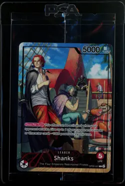 One Piece SHANKS OP09-001 - Promo Card PSA Limited Edition July 2025 SEALED - Image 1