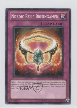 Nordic Relic Brisingamen Unlimited YuGiOh Storm of Ragnarok #STOR-EN068 0a1 - Image 1