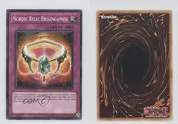 Nordic Relic Brisingamen Unlimited YuGiOh Storm of Ragnarok #STOR-EN068 0a1 - Image 3