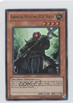 Karakuri Muso mdl 818 Haipa Unlimited YuGiOh Storm of Ragnarok #STOR-EN083 0b2 - Image 1
