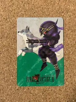 Final Fantasy  carddass 90s Foil Holo anime card - Image 1