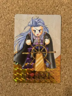 Final Fantasy  carddass 90s Foil Holo anime card - Image 1