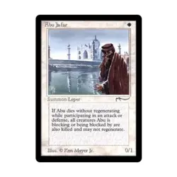 WOTC MtG Arabian Nights Abu Ja'far (U3) VG- - Image 1