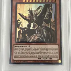 Yugioh! Graded Card PSA 10 Anubis the Last Judge UR MZTM-EN003 1st Edition 2025 - Image 4