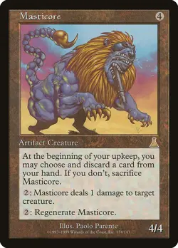 Urza S Legacy Masticore MTG English Card Ulg NM - Image 1
