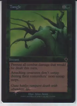 Magic The Gathering Invasion Foil Tangle English Card Used - Image 1