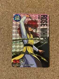 yu yu hakusho carddass 90s Foil Holo anime card - Image 1