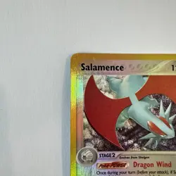 2003 Pokemon SALAMENCE Ex Dragon REVERSE HOLO Foil Rare Card 10/97 e-Reader NM - Image 2