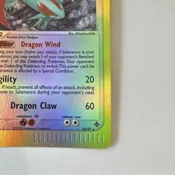 2003 Pokemon SALAMENCE Ex Dragon REVERSE HOLO Foil Rare Card 10/97 e-Reader NM - Image 4