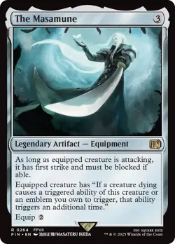 The Masamune FOIL Final Fantasy NM Artifact Rare MAGIC GATHERING CARD ABUGames - Image 1