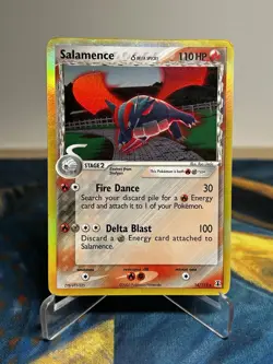 Salamence 14/113 EX Delta Species Fire Dual Type Holo Rare 2005 Pokemon Card - Image 1
