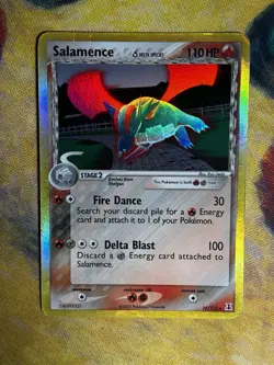 Salamence 14/113 EX Delta Species Fire Dual Type Holo Rare 2005 Pokemon Card - Image 2