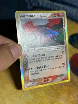 Salamence 14/113 EX Delta Species Fire Dual Type Holo Rare 2005 Pokemon Card - Image 4