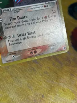Salamence 14/113 EX Delta Species Fire Dual Type Holo Rare 2005 Pokemon Card - Image 5