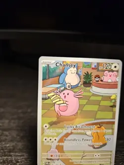 PokÃ©mon TCG Chansey Scarlet & Violet Twilight Masquerade Card 187/167 - Image 2