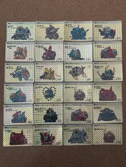 Gundam carddass 1988 Foil Holo anime card 24set - Image 1