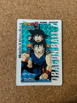 Dragon Ball carddass 90s Foil Holo anime card - Image 1