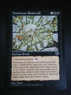 Magic Mtg Mirage Tombstone Stairwell Near Mint - Image 1