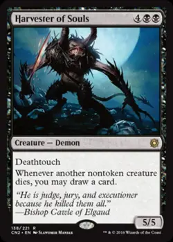 Harvester of Souls - Light Play MTG Conspiracy: Take the Crown - Image 1