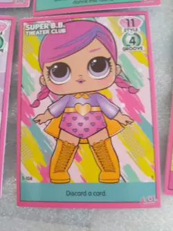 New LOL Surprise Dance Off Card Game In Box Lot Of 9 Numbered Cards Not Complete - Image 13