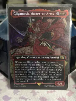 Gilgamesh, Master-at-Arms Borderless Foil - Final Fantasy MTG - Image 1