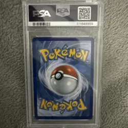 2015 POKEMON XY DOUBLE CRISIS #15 FULL ART/TEAM MAGMA'S GROUDON EX PSA 7 - Image 2