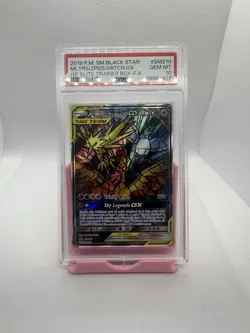 Pokemon Moltres Zapdos Articuno GX Hidden Fates Black Star Promo SM210 PSA 10 - Image 3
