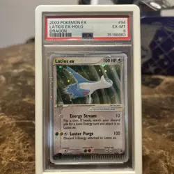 Latios EX Holo 2003 Pokemon EX Dragon PSA 6 94/97 - Image 1