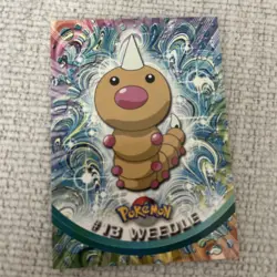 #13 Weedle, Pokemon TCG Red Logo Topps TV Animation Edition, Reg, NM - Image 1