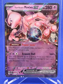 Pokemon Scarlet & Violet Black Star Promo -  Team Rocket's Mewtwo ex SVP 205 - Image 1