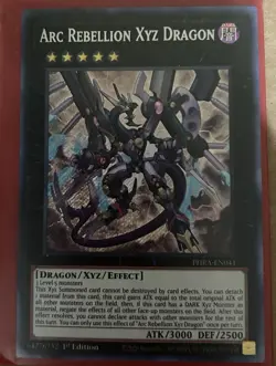Yugioh! Arc Rebellion Xyz Dragon - PHRA-EN041 - Secret Rare - 1st NM - Image 1