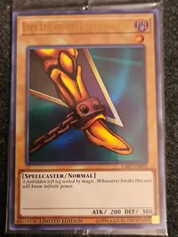 Yugioh SEALED Left Leg of the Forbidden One LART-EN003 Ultra Rare Limited Ed!! - Image 2
