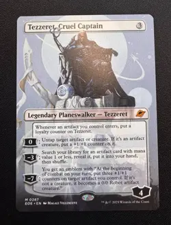 Tezzeret, Cruel Captain - Borderless Non Foil - MTG #287 Edge of Eternities - NM - Image 1