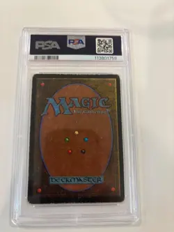 MtG Taiga Revised Edition- Magic the Gathering PSA graded as Good - Image 3